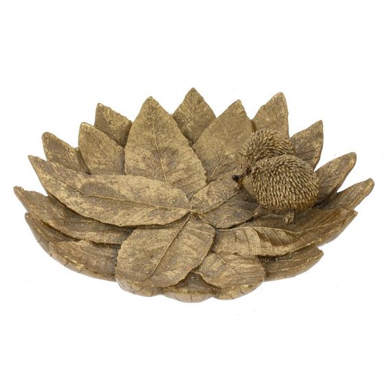 Блюдо декоративное &quot;Ёжики на листьях&quot;, L25 W25 H6,5 см