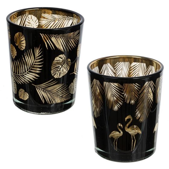 Подсвечник, L5,5 W5,5 H6,5 см, 2в.