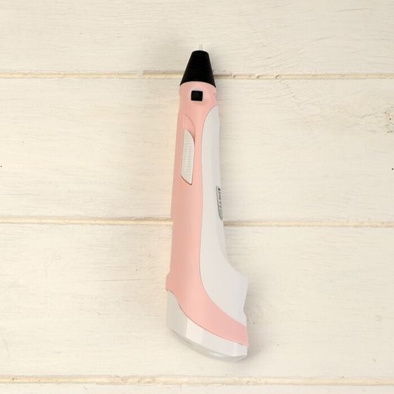 !Комплект в тубусе 3Д ручка с дисплеем розовая + пластик ABS 15 цветов по 10 метров