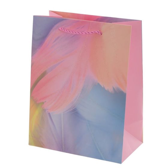 Пакет подарочный (бумага 210г/м2, блок микс 12шт), L18 W10 H23 см, 4в.