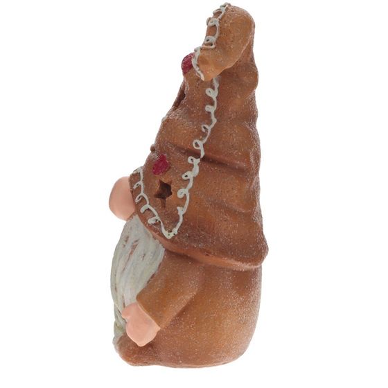 Фигурка декоративная с подсветкой &quot;Пряничный Гном&quot;,  L13 W8,5 H19,5 см, 2в. (LR44 2 шт)