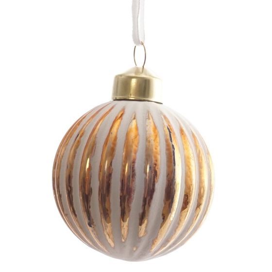 Украшение новогоднее &quot;Шар&quot;, L6 W6 H8 см, 4в.