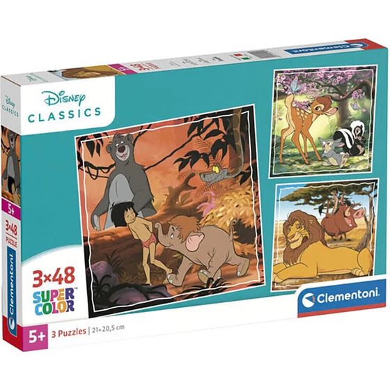 CLEMENTONI Puzzle Classics Disney Units 3x48