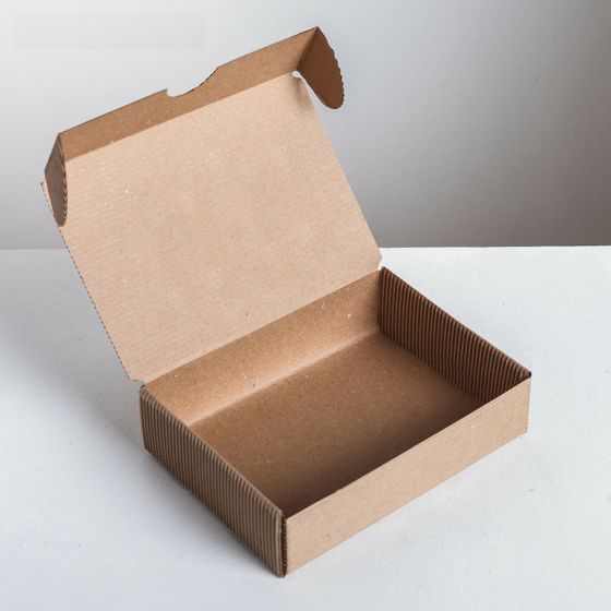 !НАБОР 3 ШТУКИ - Коробка складная рифлёная For man, 21 × 15 × 5 см