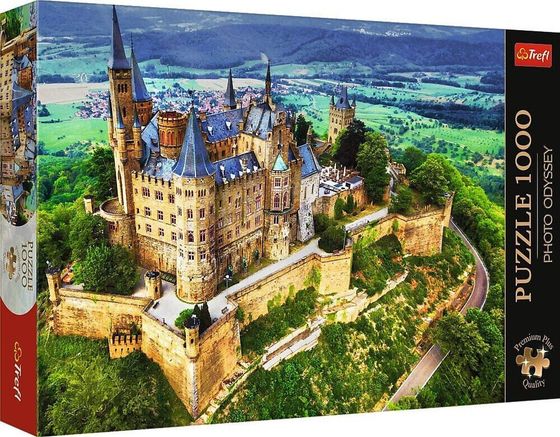 Trefl Puzzle 1000 elementów Premium Plus Zamek Hohenzollern Niemcy