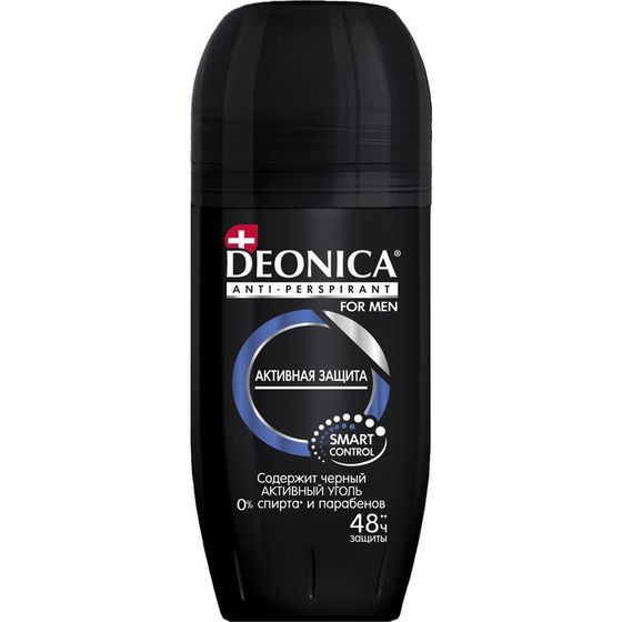 Антиперспирант Deonica For Men «Активная защита», ролик, 50 мл