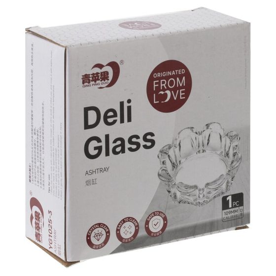 Пепельница, L11 W11 H3,5 см