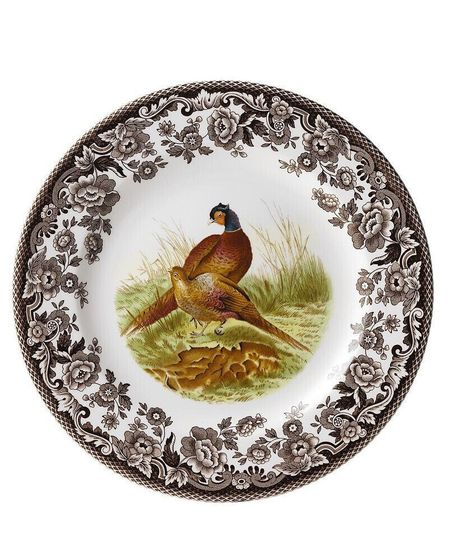 Woodland Pheasant Dinner Plate