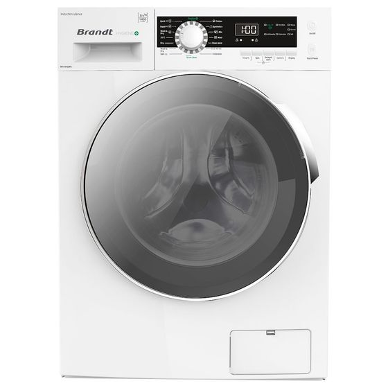 Стиральная машина Brandt WD184QWE белый 8/6кг сушка 1400об/мин