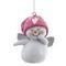 Фигурка декоративная подвесная "Снеговик",   L4,5 W4 H5,5 см, 2в.