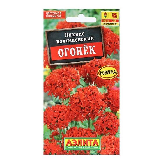 Семена Цветов Лихнис &quot;Огонек&quot;, 0,1 г