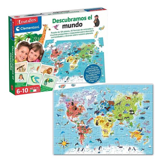 CLEMENTONI We Discover The World 124 pieces