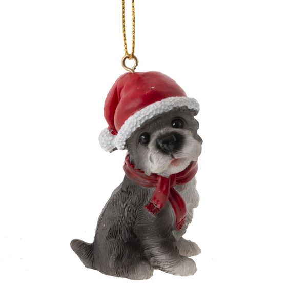 Фигурка декоративная подвесная "Собачка", L4 W4 H6,5 см, 2в.