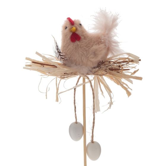 Изделие декоративное (вставка) "Курица" (11*4*7,5) (блок 6шт), L10 W6 H31 см, 3в.