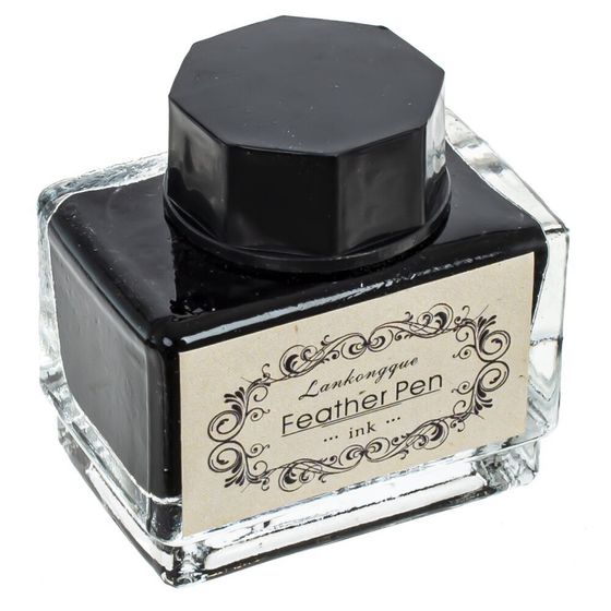 Набор подарочный: ручка перьевая, 5 наконечников, чернильница, держатель, Д25,5 Ш11 В4 см