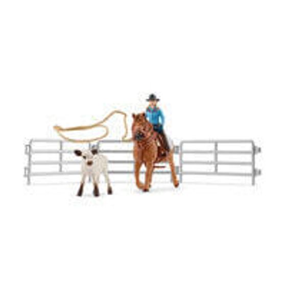 Schleich FARM WORLD Cowgirl Team Roping Fun - Farm - 3 yr(s) - Multicolour