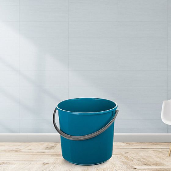 Ведро с крышкой 16л голубое