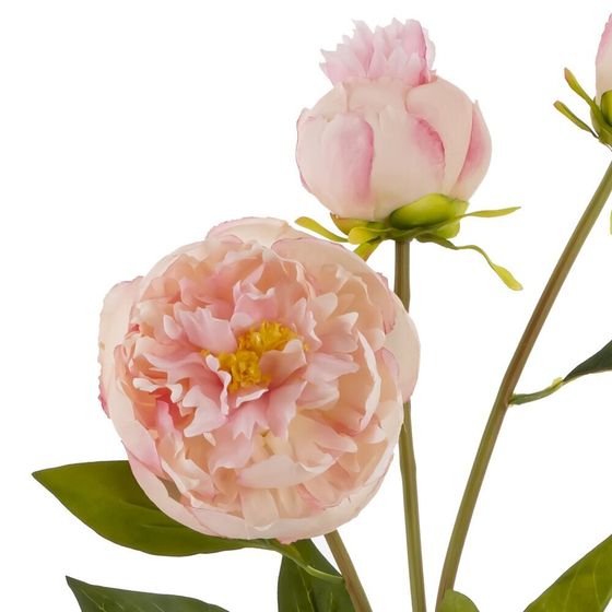 Цветок искусственный "Пион", L18 W13 H63 см