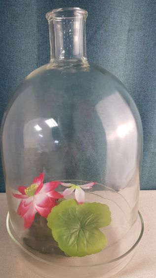 !09 Декоративное изделие "Флорариум" в виде Бутыль-крышка 33x58 см. 20 л.