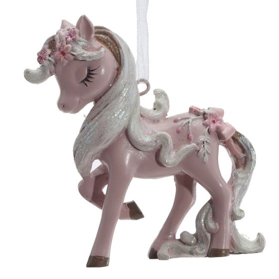 Фигурка декоративная подвесная &quot;Лошадка&quot;, L8,5 W2 H8,5 см, 2в.