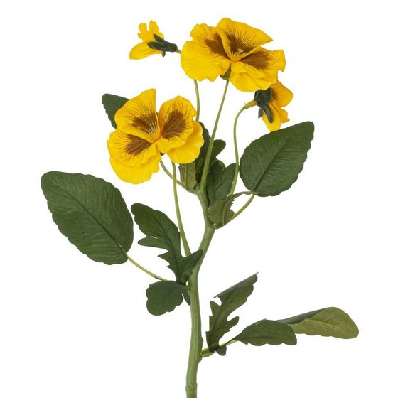 Цветок искусственный &quot;Фиалка&quot;, L18 W8 H38 см