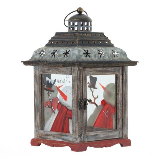 Фигурка декоративная &quot;Фонарик&quot;, L21 W21 H38,5 см