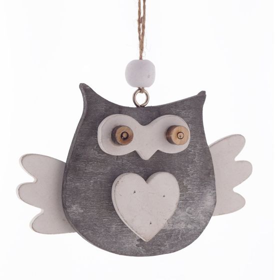 Украшение новогоднее &quot;Сова&quot;, L11 W2 H9 см, 2в.