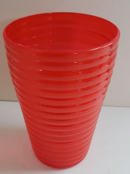 !09 НАБОР 2 ШТУКИ- Стакан Fresh Code "Волна", цвет красный