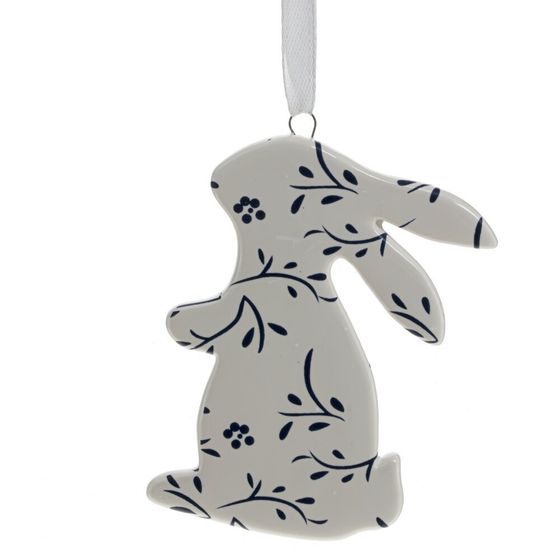 Изделие декоративное подвесное &quot;Заяц&quot;, L6 W0,5 H8 см, 2в.