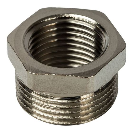 Футорка STOUT SFT-0029-003412, 3/4&quot; x 1/2&quot;, никелированная латунь