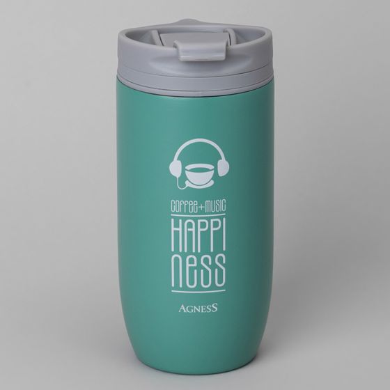 ТЕРМОКРУЖКА AGNESS &quot;HAPPINESS&quot; 450МЛ