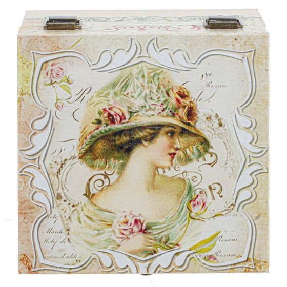 Шкатулка, Д14 Ш14 В8 см