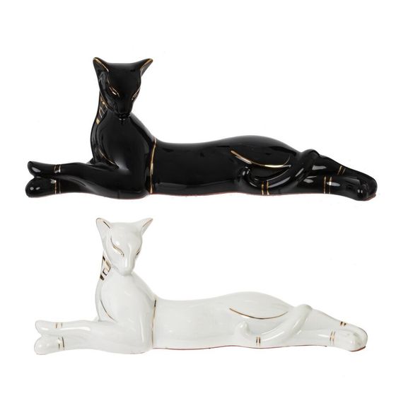 Фигурка декоративная &quot;Кошка&quot;, L27 W8 H10,5 см, 2в.