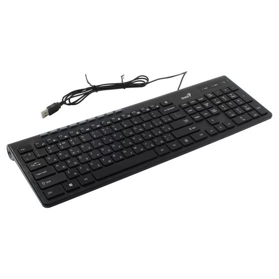 Клавиатура Genius SlimStar 230II проводная черный (31310048402)