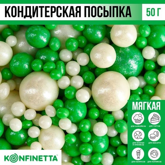 Кондитерская посыпка новогодняя для торта, мягкая, 50 г.