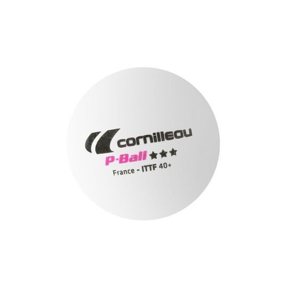 Cornilleau table tennis balls P-BALL ITTF white 3 pcs.