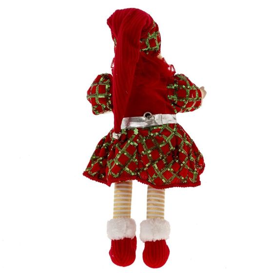 Игрушка набивная &quot;Эльф&quot; (муз, движ), L16 W12 H40 см (полка 22 см.)