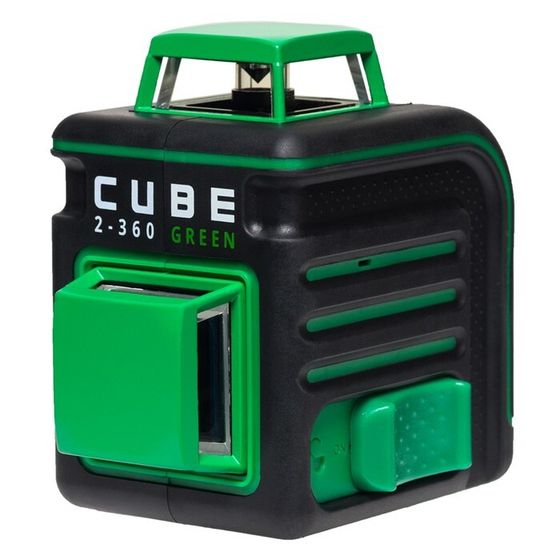 Нивелир лазерный ADA Cube 2-360 Home Green Ultimate Edition, 20/70 м, ±3 мм/10 м, 2х360°