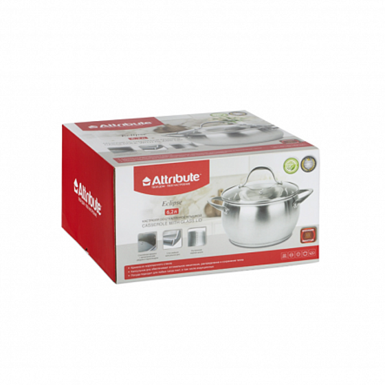 Кастрюля с крышкой ECLIPSE 6.2л