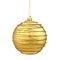 Набор из 12шт, Украшение новогоднее Шар "Спираль золотистая", D8 см, L35 W28 H21 см