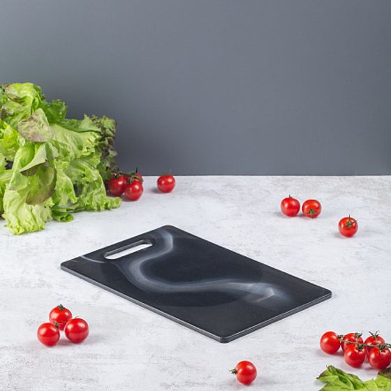 Доска разделочная MARBLE Black 20х30см