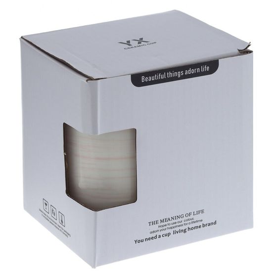 Кружка, L8,5 W8,5 H10,5 см, дизайн микс