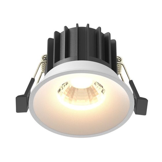 Встраиваемый светильник Technical DL058-12W3K-W Round, 80х80х60 мм, LED, 12Вт, 920Лм, 3000К, цвет белый