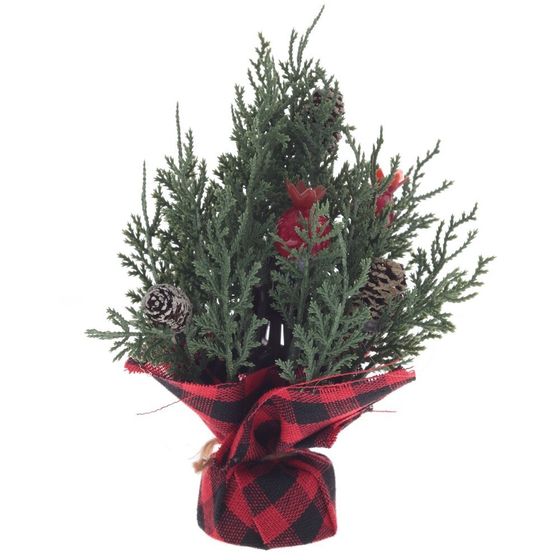 Изделие декоративное &quot;Елка&quot;, L10 W10 H17 см, 4в.