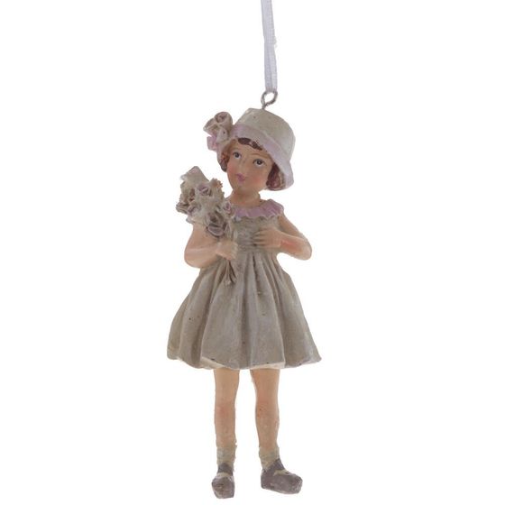 Изделие декоративное подвесное "Девочка/Мальчик", L5 W4 H11 см, 4в.
