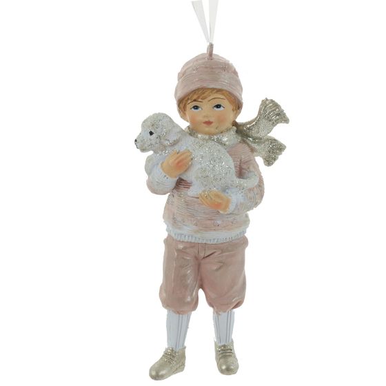 Изделие декоративное подвесное "Мальчик/Девочка", L5 W4 H10,5 см, 4в.