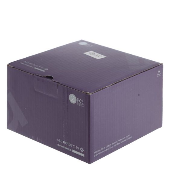 Кружка с блюдцем и ложкой, 170 мл, L13,5 W13,5 H7 см, 2в.