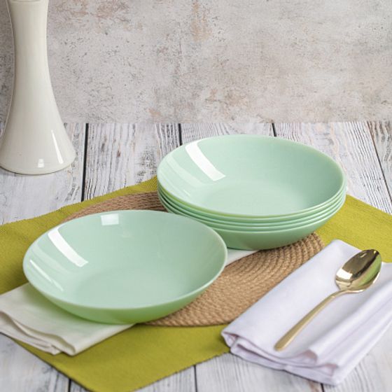 Тарелка суповая ZELIE PARADISE GREEN 20см