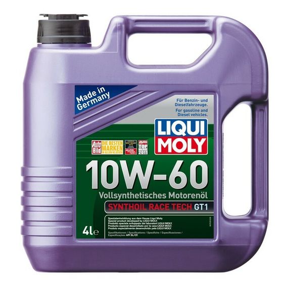 Масло моторное  LiquiMoly Synthoil Race Tech GT1 10W-60, 4 л