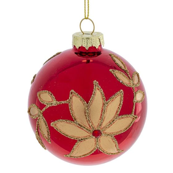 Набор из 12шт Украшение новогоднее &quot;Шар&quot;, D 8 см, L35 W25 H8,5 см